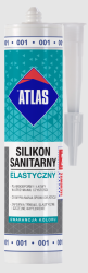 ATLAS Silikon sanitarny elastyczny 001 biały 280ml