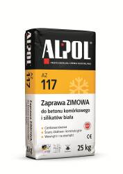 ALPOL AZ117 - Zaprawa zimowa do betonu komor. i silikatow, biala 25kg
