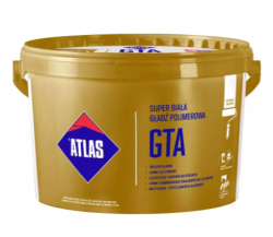 ATLAS GTA super biała gladz polim 18 kg  PAKIET 3szt 