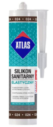 ATLAS Silikon sanitarny elastyczny 024 ciemnobrązowy 280 ml