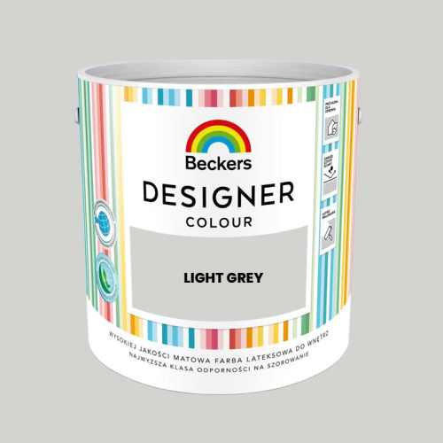 BECKERS Farba lateksowa Designer Colour light grey 2,5L