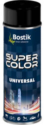 BOSTIK Farba w sprayu SUPER COLOR czarny połysk 400ML