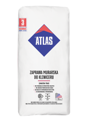 ATLAS Zaprawa murarska z trasem do klinkieru – 371 grafitowy  – 25 kg