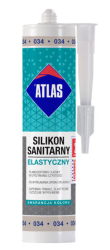 ATLAS Silikon sanitarny elastyczny 034 jasnoszary 280ml