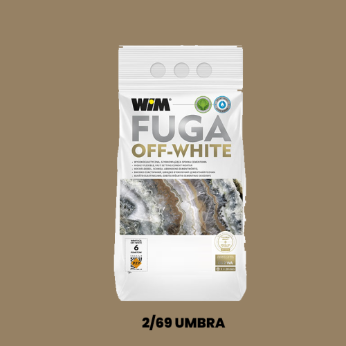 WIM Off-White cementowa zaprawa do fug 2/69 Umbra 2 kg