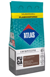 ATLAS Fuga ceramiczna 024 ciemnobrązowy (1-20mm) 5kg