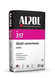 ALPOL AT317 - Gladz cementowa szara 25kg