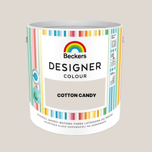 BECKERS Farba lateksowa Designer Colour cotton candy 2,5L