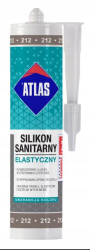 ATLAS Silikon sanitarny elastyczny 212 szarobrazowy 280ml
