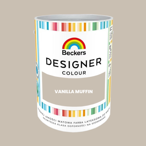 BECKERS Farba lateksowa Designer Colour vanilla muffin 2,5L